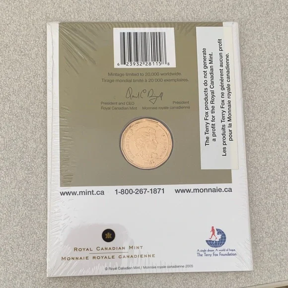 Official First Day Terry Fox Coin - Picture 5 of 5